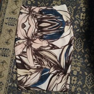 H&M Floral Pencil Skirt size 8